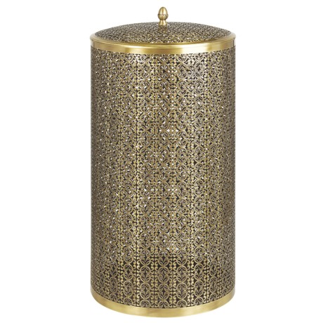 COMPLEMENTI Корзина для белья ажурная 44 литра, D31, H63 cm, бронза