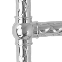 CLEOPATRA Полотенцесушитель электрический, h710/790х410/490 мм. SX(включение слева), хром