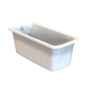 OLIVIA PANELLO Ванна 174x83хH66 см. белая, панель белая, слив/перелив хром