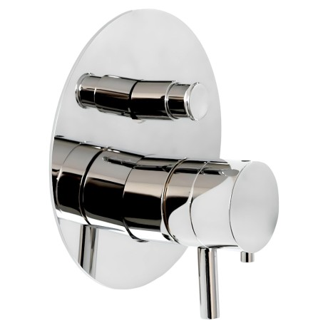 FORTIS См-ль скрытого монтажа моноком., термостат., 2-х позиционный с девиатором, хром