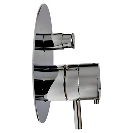 FORTIS См-ль скрытого монтажа моноком., термостат., 2-х позиционный с девиатором, хром