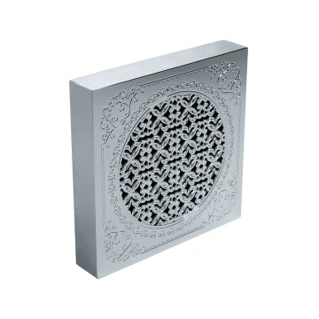 Вытяжной вентилятор Migliore Ventilatoro 23005 с декоративной решеткой 18x18 см, хром