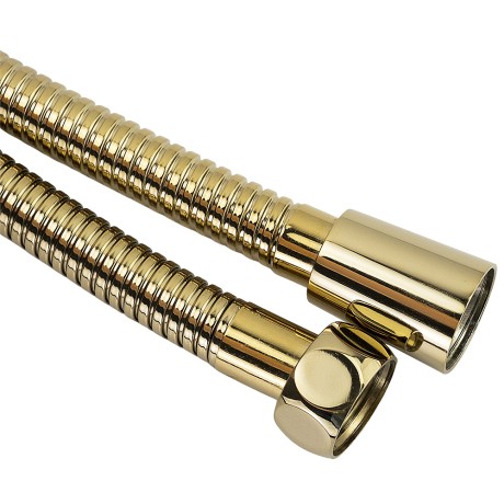 RICAMBI Шланг душевой, антиторсионный, 120 см., 1/2"х1/2", золото