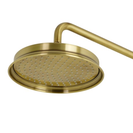 ERMITAGE MINI Душевой настенный гарнитур с верхним душем d 200 мм.(шланг, ручной душ), бронза