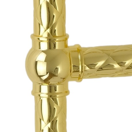 CLEOPATRA Полотенцесушитель электрический, h710/790х410/490 мм. DX(включение справа), золото