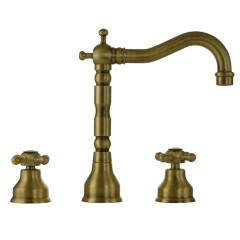 REVIVAL См-ль д/раковины, на 3 отв., бронза