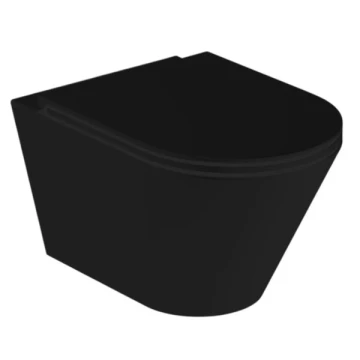 Унитаз подвесной Azzurra Forma 36435 безободковый, Carbon (чёрный)