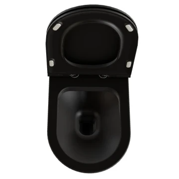 Унитаз подвесной Azzurra Forma 36435 безободковый, Carbon (чёрный)