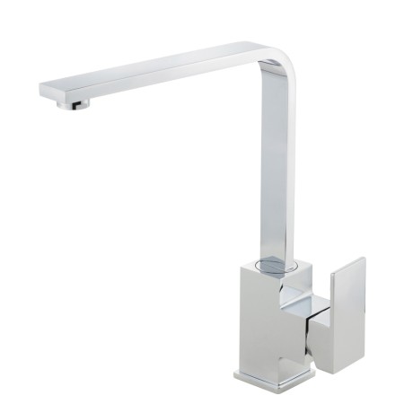 CUCINA KVANT См-ль д/кухни моноком., высокий плоский прямой излив, ручка сбоку, хром