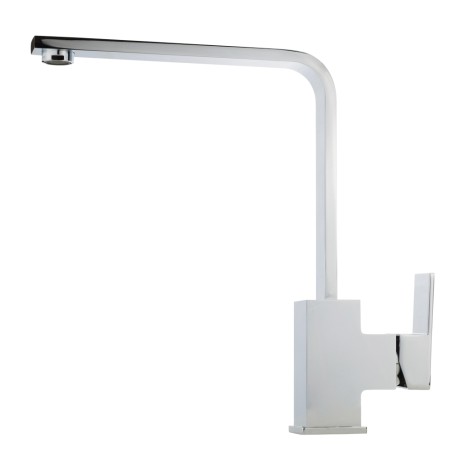 CUCINA KVANT См-ль д/кухни моноком., высокий плоский прямой излив, ручка сбоку, хром