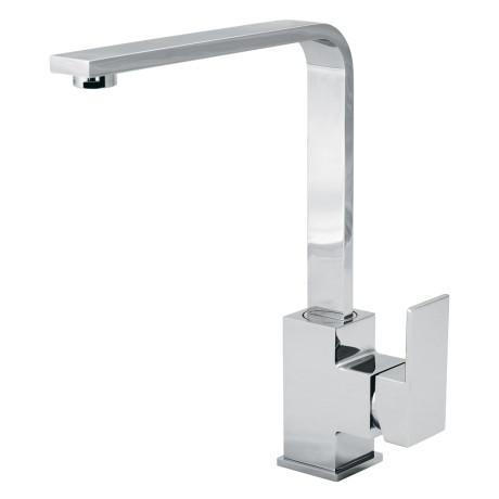 CUCINA KVANT См-ль д/кухни моноком., высокий плоский прямой излив, ручка сбоку, хром