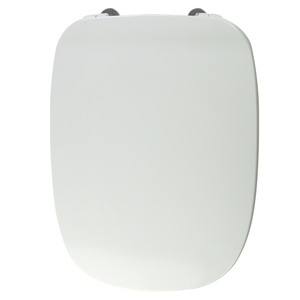 MARE  Крышка/сиденье унитаза Standart, с системой Microlift, белая, петли хром