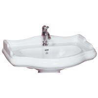 BELLA Раковина тюльпана 69 см, белая керамика