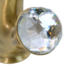 KORONA См-ль д/раковины, ручки SWAROVSKI, бронза (NEW)