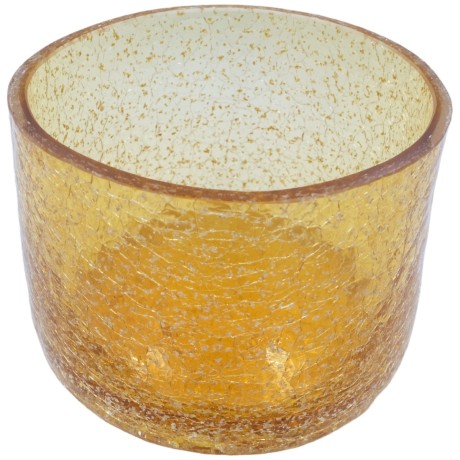 ELISABETTA Баночка высокая, H17 см. с крышкой, стекло/бронза