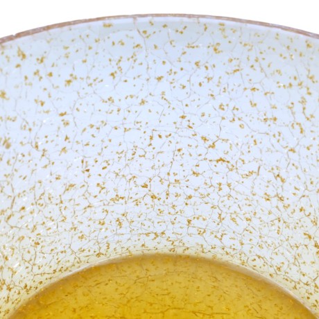 ELISABETTA Баночка высокая, H17 см. с крышкой, стекло/бронза