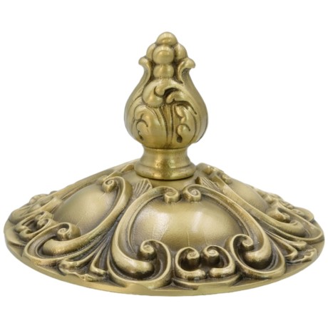 ELISABETTA Баночка высокая, H17 см. с крышкой, стекло/бронза