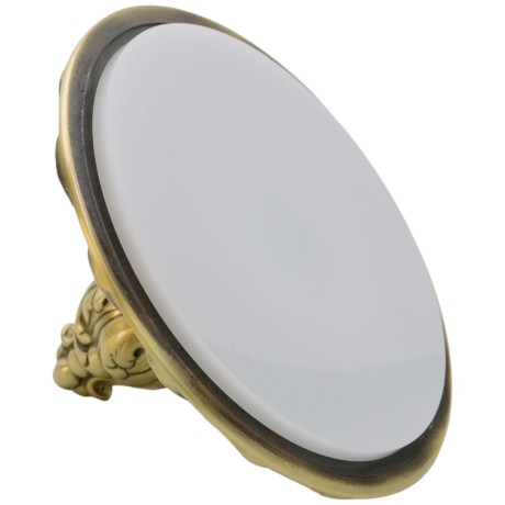 ELISABETTA Баночка высокая, H17 см. с крышкой, стекло/бронза