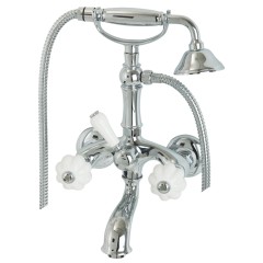 OLIVIA См-ль д/ванны внешний, бел./хром