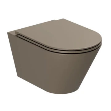 Унитаз подвесной Azzurra Forma 36448 безободковый, Taupe (коричневый)