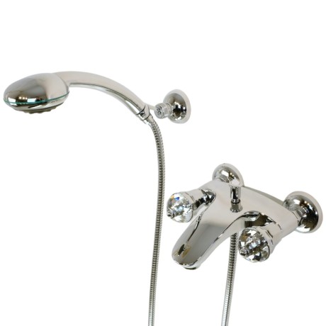 KORONA См-ль д/ванны внешний, ручки SWAROVSKI, хром (NEW)