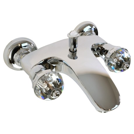 KORONA См-ль д/ванны внешний, ручки SWAROVSKI, хром (NEW)