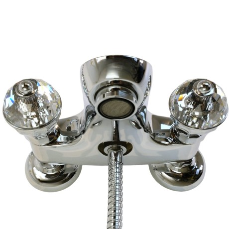 KORONA См-ль д/ванны внешний, ручки SWAROVSKI, хром (NEW)