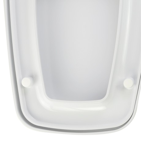 UNICA  Крышка/сиденье унитаза Standart, с системой Microlift, белая, петли хром