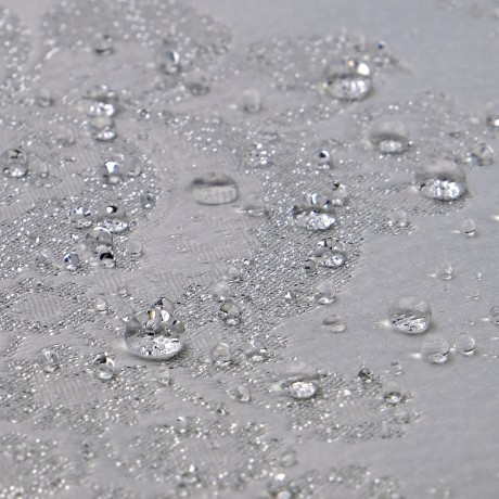 MIGLIORE Шторка L180xH200 см. для душа/ванны, текстиль, узор БАРОККО СИЛЬВЕР, цвет серебро