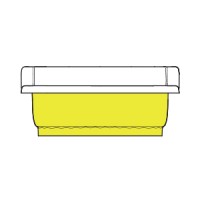 OLIVIA Раковина напольная 840x575хH365 мм, золото