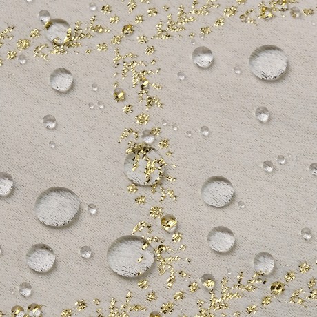 MIGLIORE Шторка L180xH200 см. для душа/ванны, текстиль, узор АР-ДЕКО ГОЛД, цвет золото