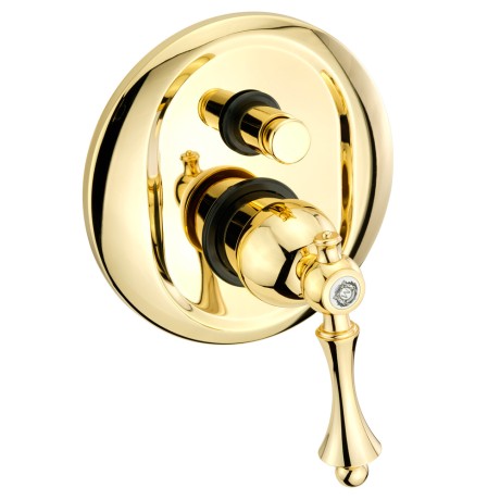 BOMOND См-ль скрытого монтажа моноком., 2-х позиционный с девиатором, золото