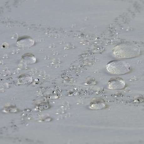 MIGLIORE Шторка L180xH200 см. для душа/ванны, текстиль, узор АР-ДЕКО СИЛЬВЕР, цвет серебро