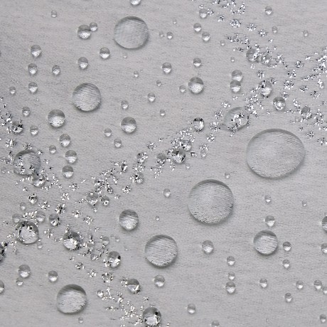 MIGLIORE Шторка L180xH200 см. для душа/ванны, текстиль, узор АР-ДЕКО СИЛЬВЕР, цвет серебро