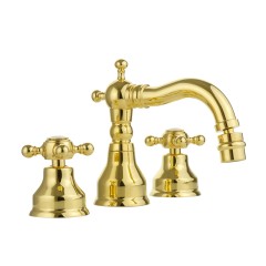 REVIVAL См-ль д/биде, на 3 отв., золото